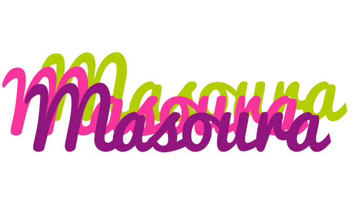 Masoura flowers logo