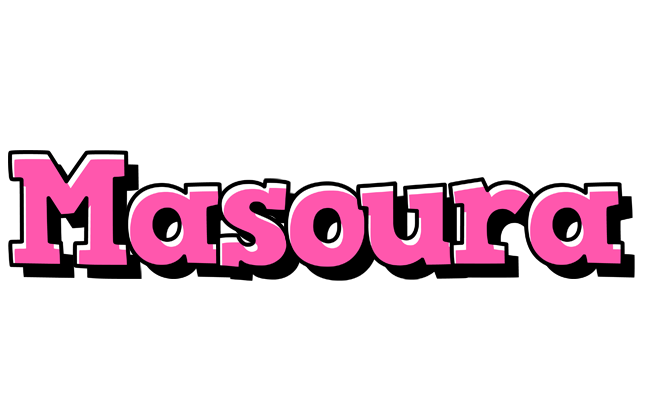 Masoura girlish logo