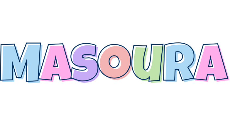 Masoura pastel logo