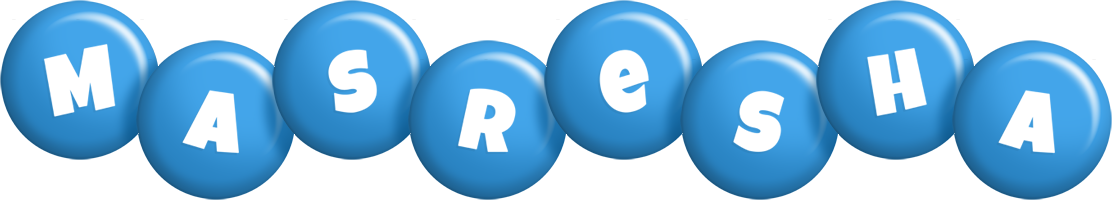 Masresha candy-blue logo