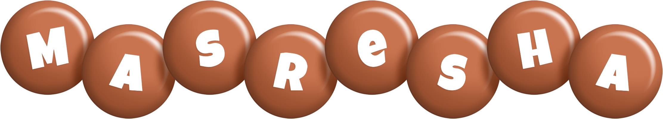 Masresha candy-brown logo