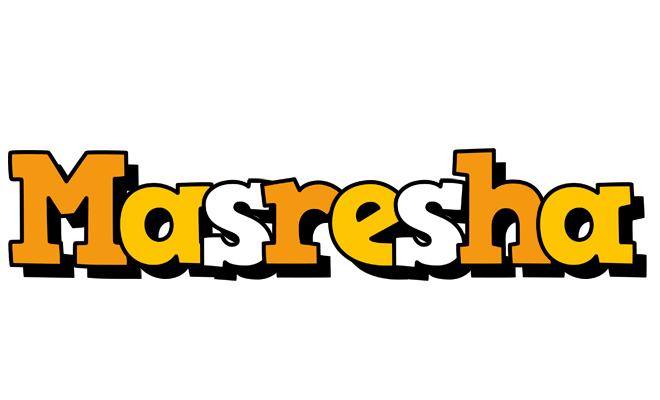 Masresha cartoon logo