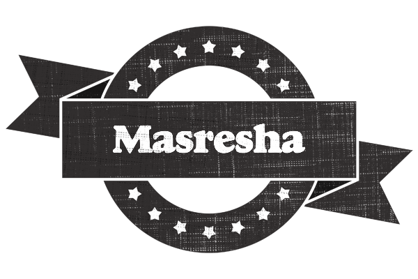 Masresha grunge logo