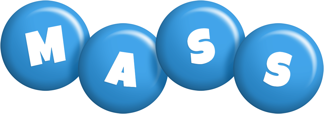 Mass candy-blue logo