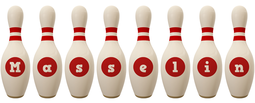 Masselin bowling-pin logo