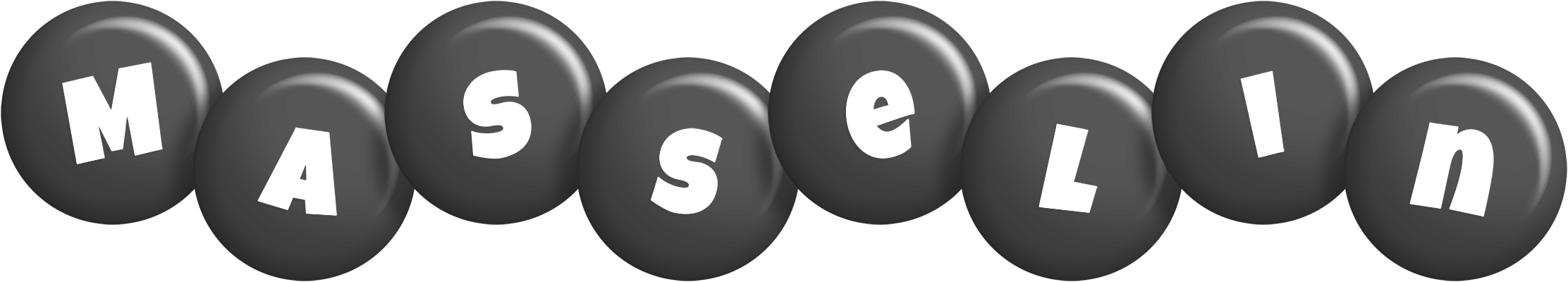Masselin candy-black logo