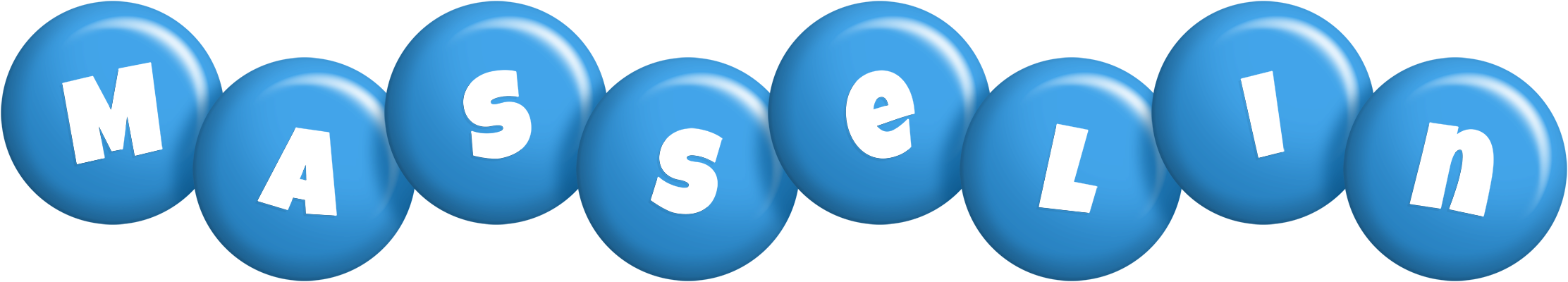 Masselin candy-blue logo