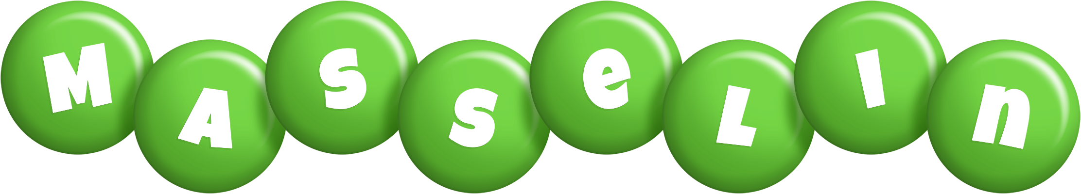 Masselin candy-green logo
