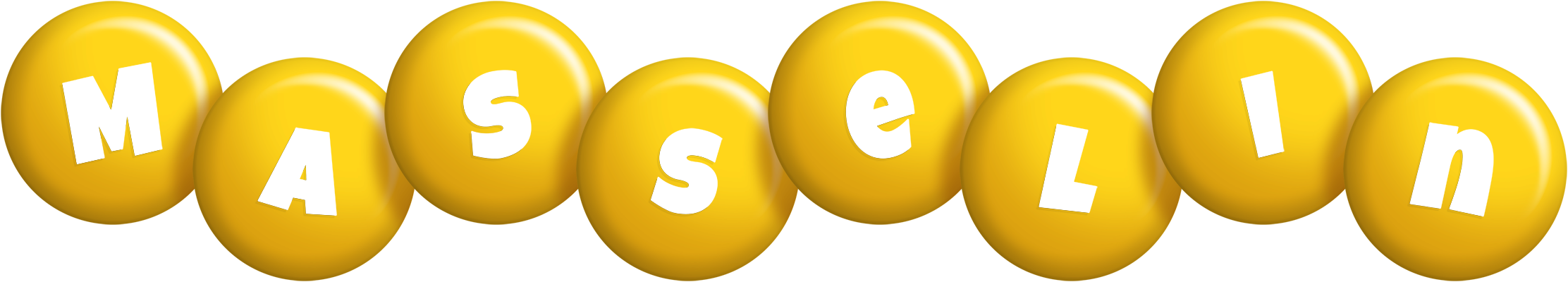 Masselin candy-yellow logo