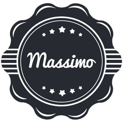 Massimo badge logo