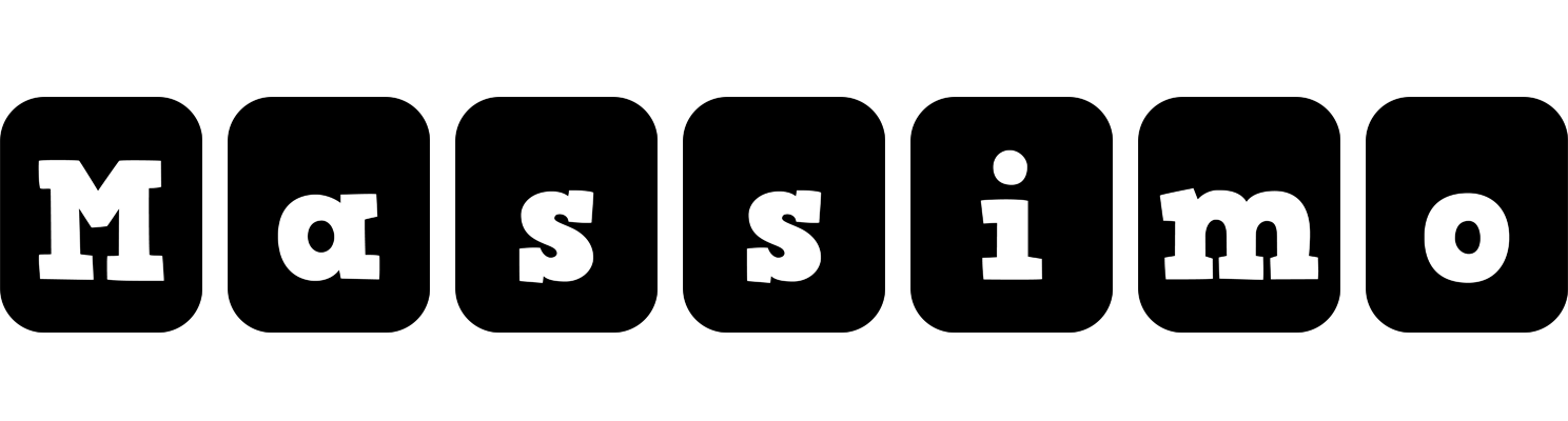 Massimo box logo
