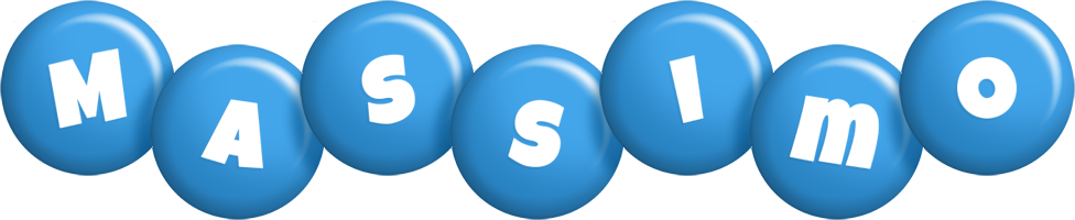 Massimo candy-blue logo