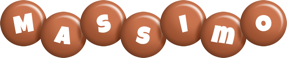Massimo candy-brown logo