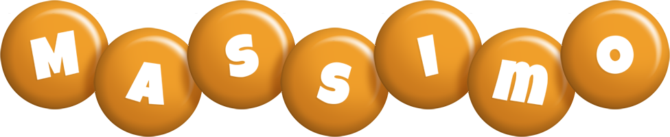 Massimo candy-orange logo