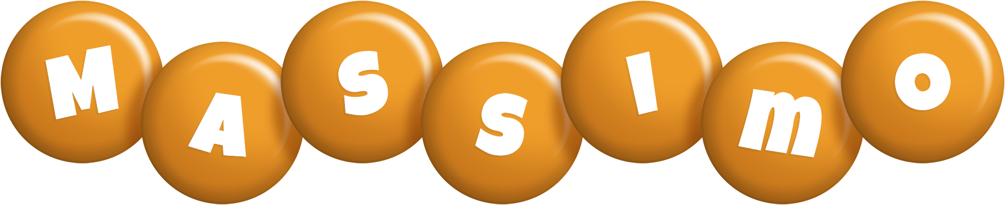 Massimo candy-orange logo