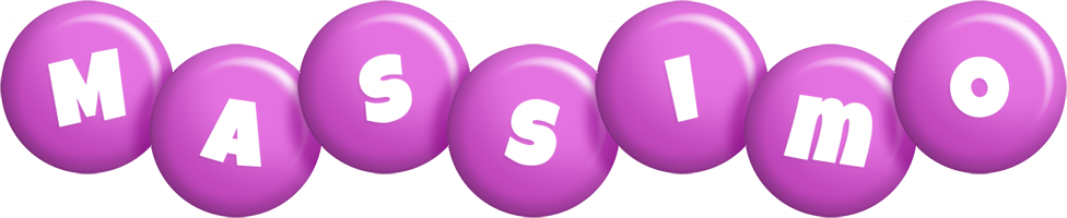 Massimo candy-purple logo