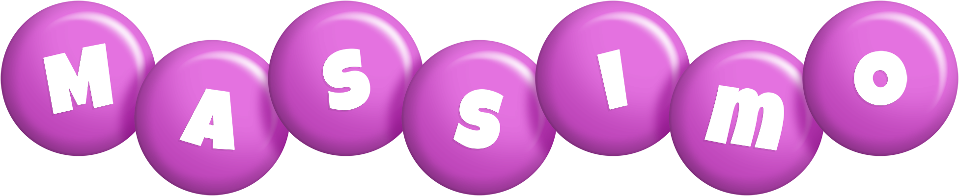 Massimo candy-purple logo