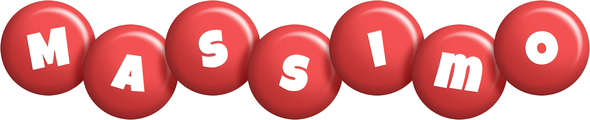 Massimo candy-red logo