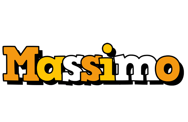 Massimo cartoon logo