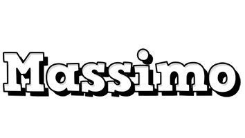 Massimo snowing logo