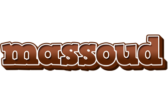 Massoud brownie logo