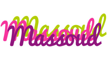 Massoud flowers logo