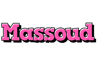 Massoud girlish logo