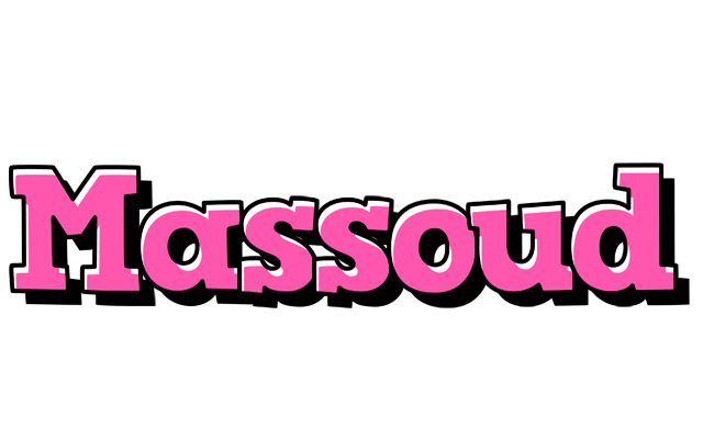 Massoud girlish logo
