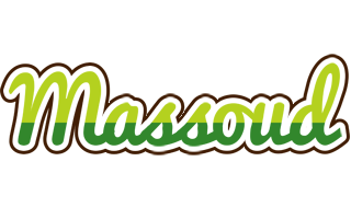 Massoud golfing logo