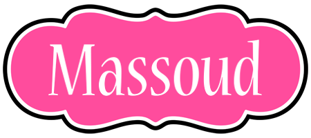 Massoud invitation logo