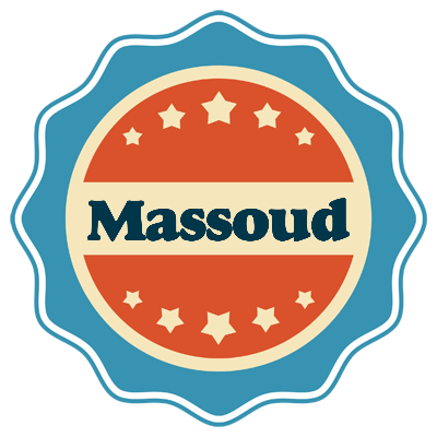 Massoud labels logo