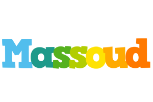 Massoud rainbows logo