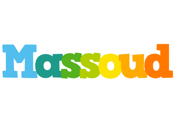 Massoud rainbows logo