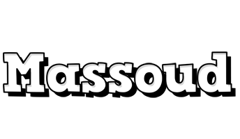 Massoud snowing logo