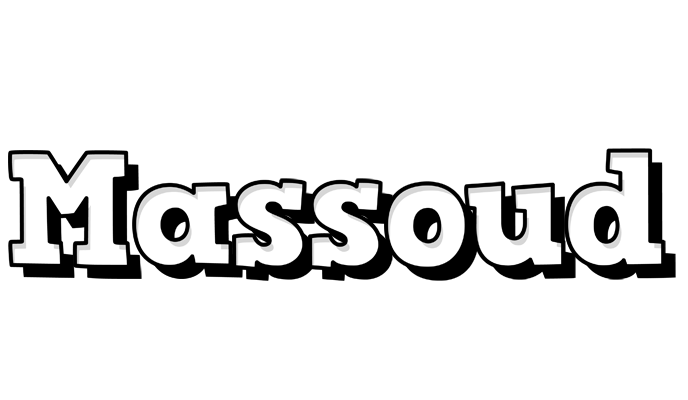 Massoud snowing logo