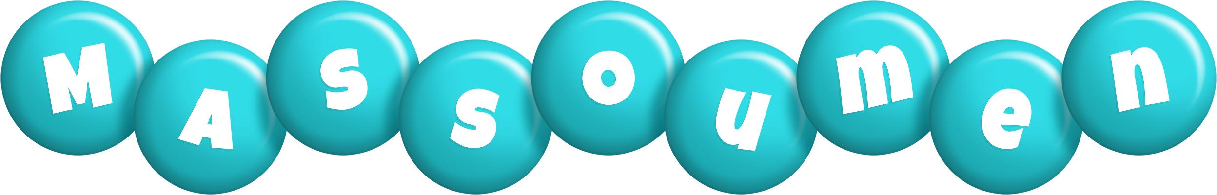 Massoumen candy-azur logo