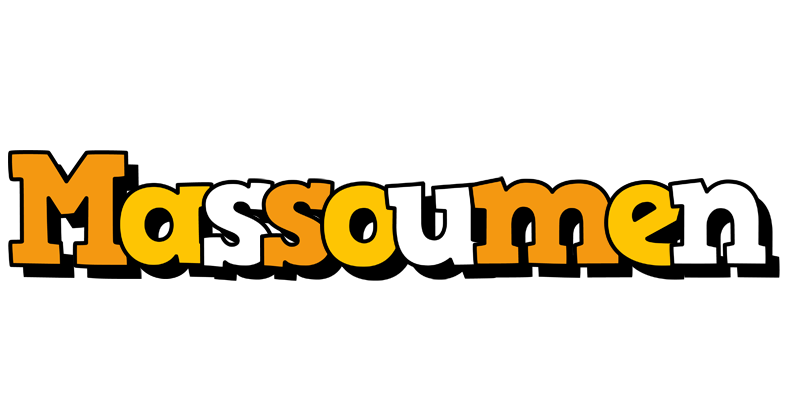 Massoumen cartoon logo