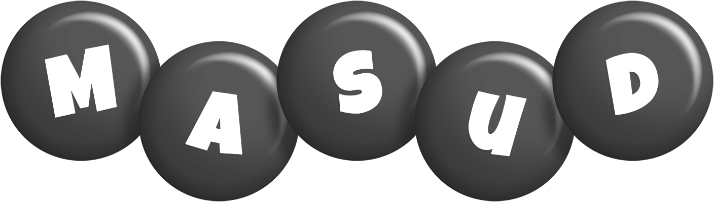 Masud candy-black logo