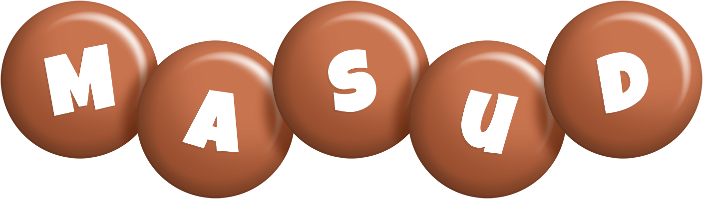 Masud candy-brown logo