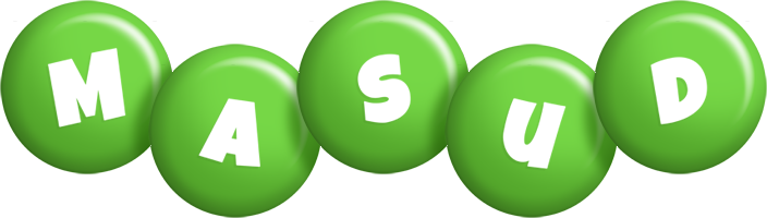 Masud candy-green logo
