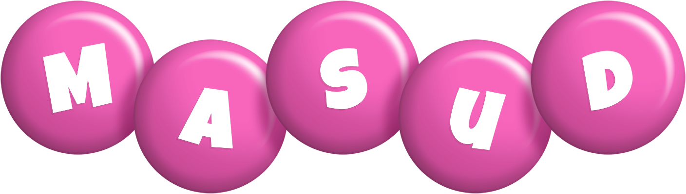 Masud candy-pink logo