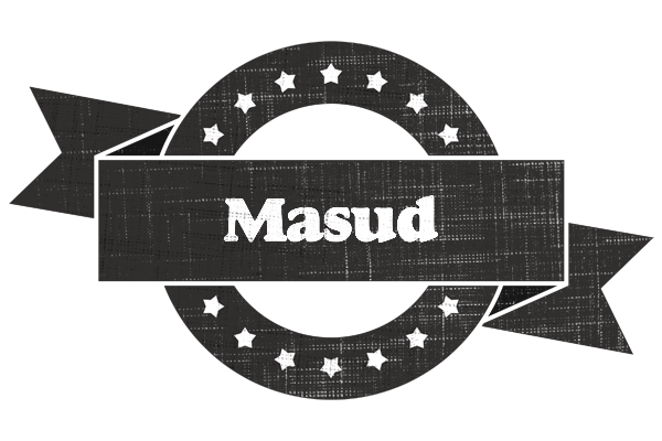 Masud grunge logo