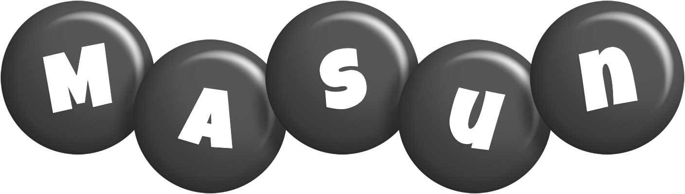 Masun candy-black logo
