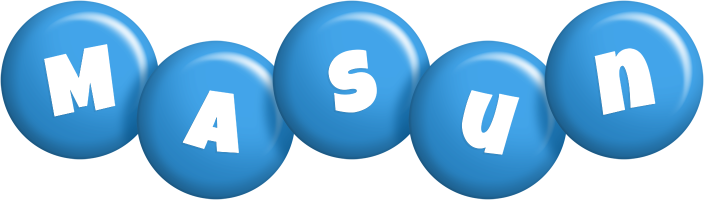 Masun candy-blue logo