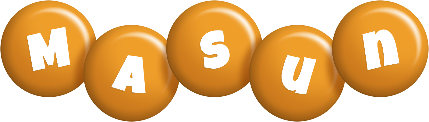 Masun candy-orange logo