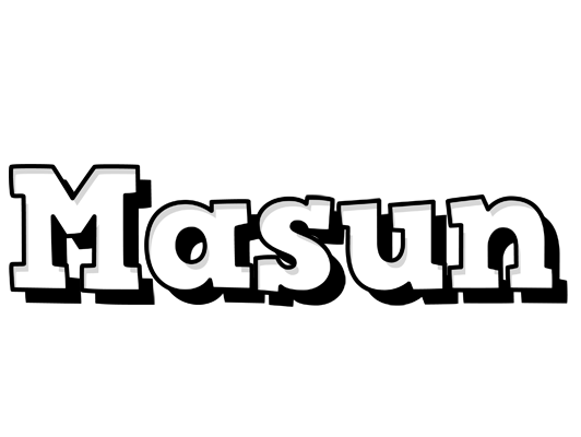 Masun snowing logo