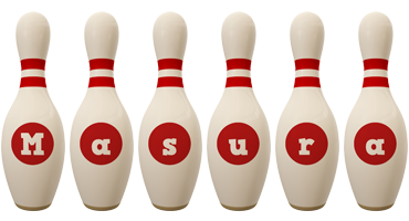 Masura bowling-pin logo