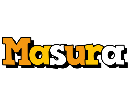 Masura cartoon logo