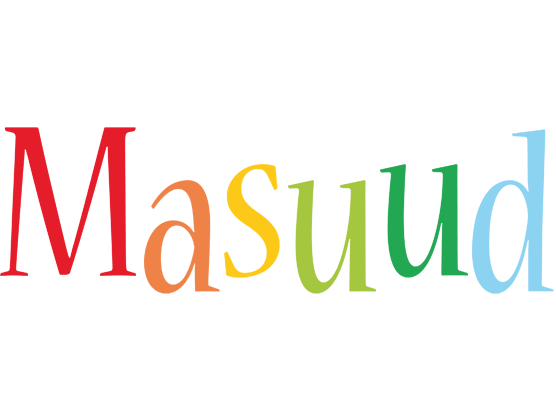 Masuud birthday logo