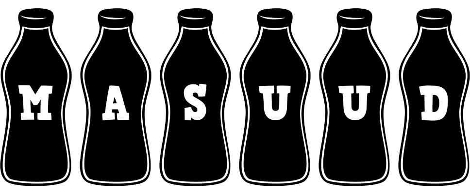 Masuud bottle logo